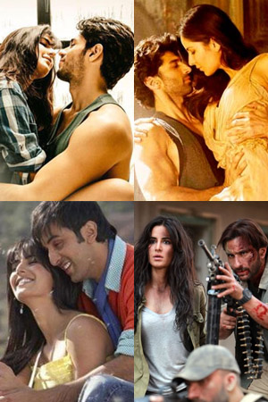 Match Katrina and her co-actors with their movies.