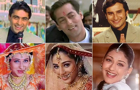 Match these Hum Saath Saath Hain couples.