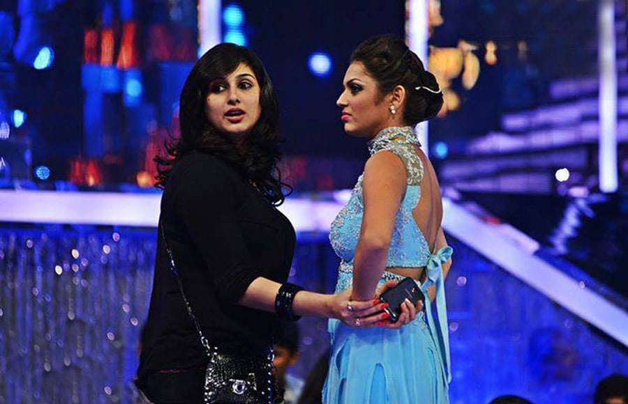 Vahbbiz Dorabjee and Drashti Dhami