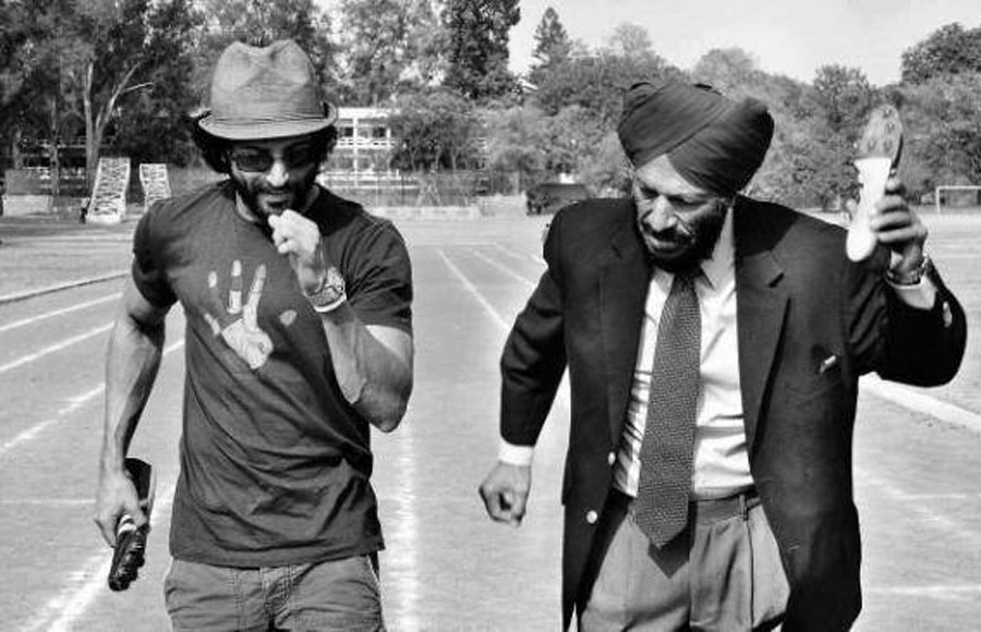 Farhan Akhtar and Milkha Singh