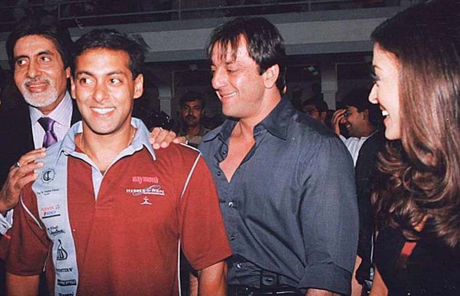 From the past: Amitabh Bachchan, Salman Khan, Sanjay Dutt and Aishwarya Rai