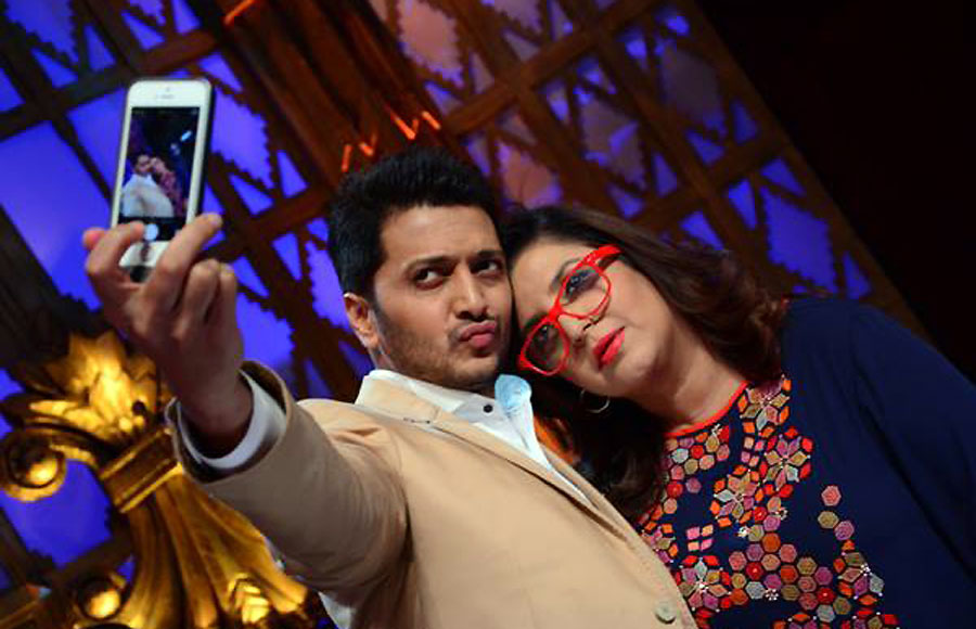 Riteish Deshmukh and Farah Khan