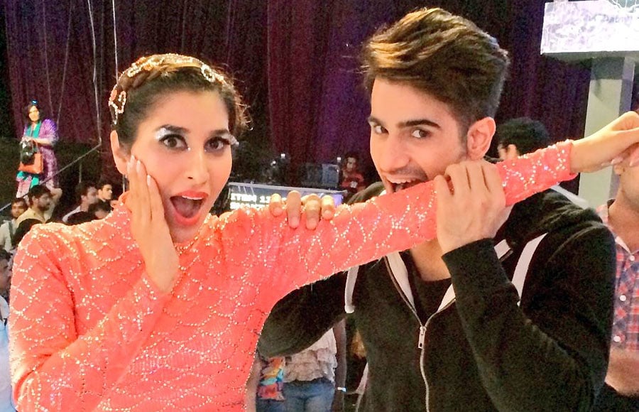 Sophie Choudry and Karan Tacker