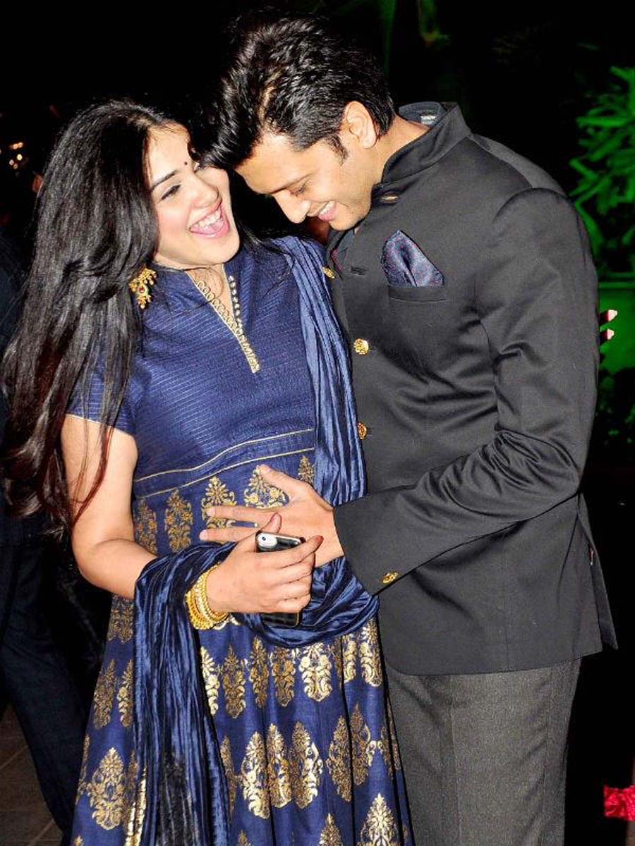 Riteish Deshmukh and Genelia