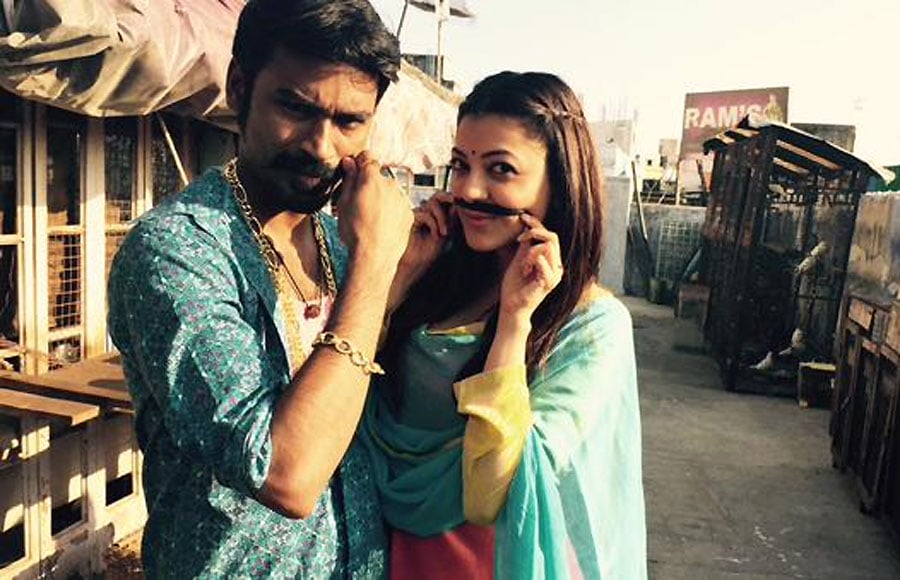 Dhanush and Kajal Aggarwal