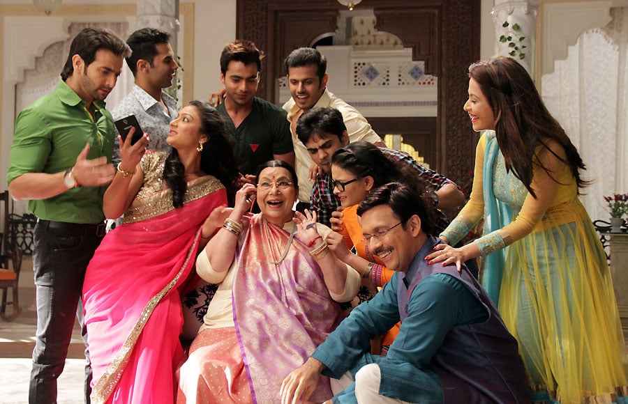 The cast of Zee TV's Tumhi Ho Bandhu Sakha Tumhi 