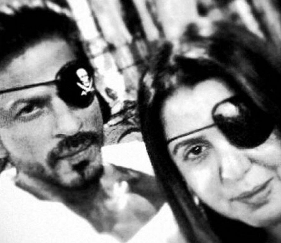 Shah Rukh Khan and Farah Khan