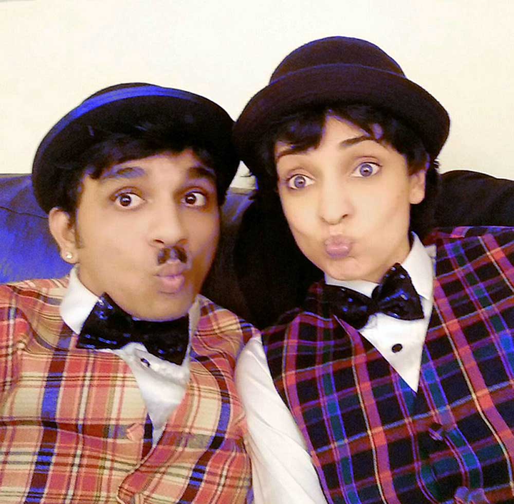 Pouty Chaplins - Sanaya and Jai