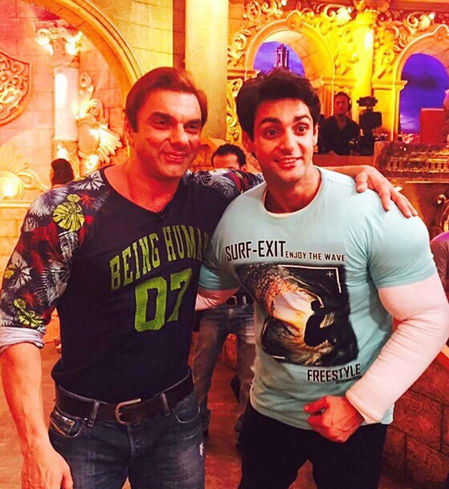 Sohail Khan and Karan Wahi