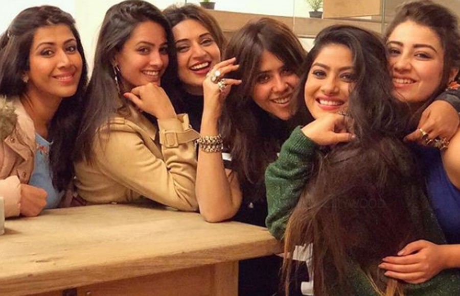 Ekta Kapoor, Anita Hassanandani, Divyanka Tripathi, Anjali Mukherjee