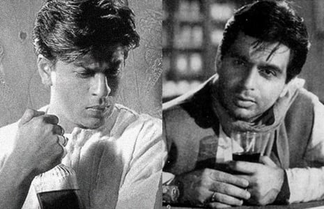 Shah Rukh Khan and Dilip Kumar