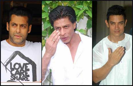 Salman Khan, Shah Rukh Khan and Aamir Khan