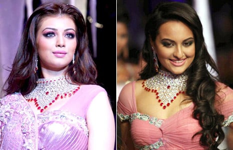 Ayesha Takia and Sonakshi Sinha