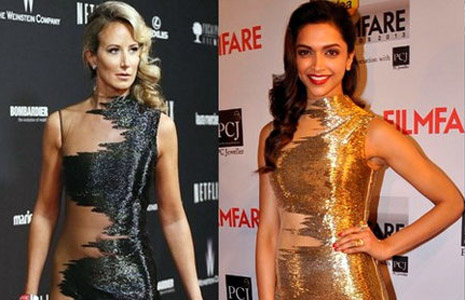 Deepika Padukone and Lady Victoria Hervey 