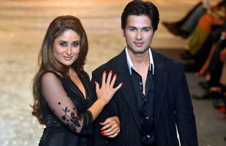 Kareena was Shahid's first lady love. 