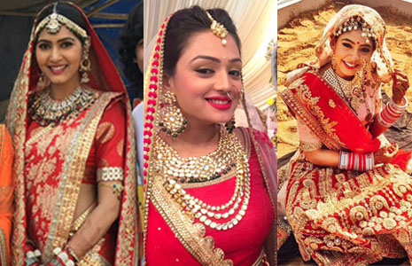  Which TV actress looks stunning in a bridal avatar?