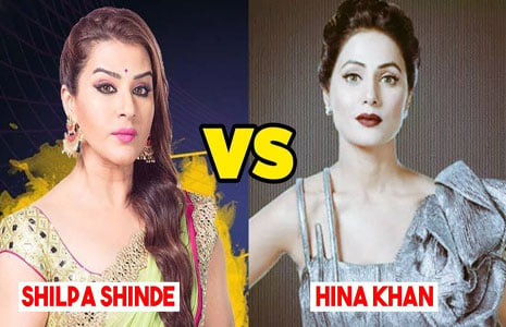 Hina Khan & Shilpa Shinde 