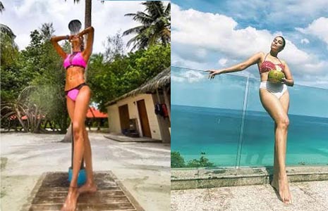 Who is the ultimate bikini babe among Erica Fernandes and Pooja Gor?