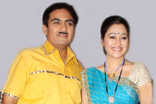 Dilip Joshi and Disha Vakani