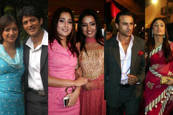 Gauri , Hiten Tejwani ,Parul , Sara And Saif Ali Khan,Kareena Kapoor 