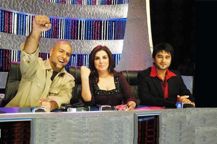 music director duo Vishal and Shekhar and director Farah Khan