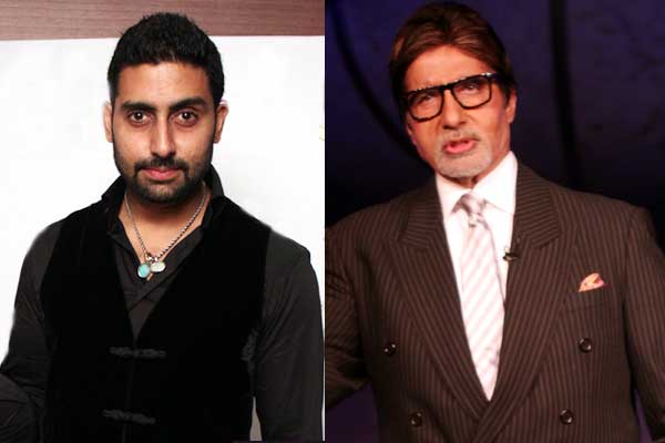 Abhishek Bachchan and Amitabh Bachchan