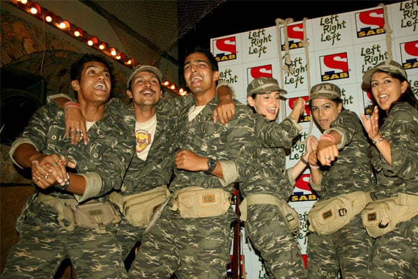 From left: Surya Chakravarthy, Mohit Daga, Harshvardhan Rane, Sanaya Irani, Shik