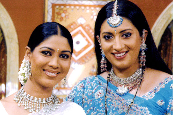 Smriti Irani and Sakshi Tanwar