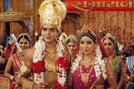 Gurmeet Choudhary (Lord Ram)And Debina Bonnerjee (Sita)