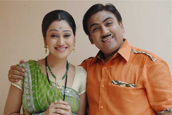 Dilip Joshi and Disha Vakani