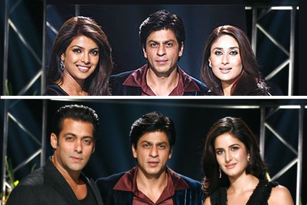 Kareena Kapoor, Priyanka Chopra,Salman Khan,Katrina Kaif, SRK