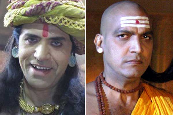 Sooraj Thapar (Dhanananda) and Manish Wadhwa (Chanakya)