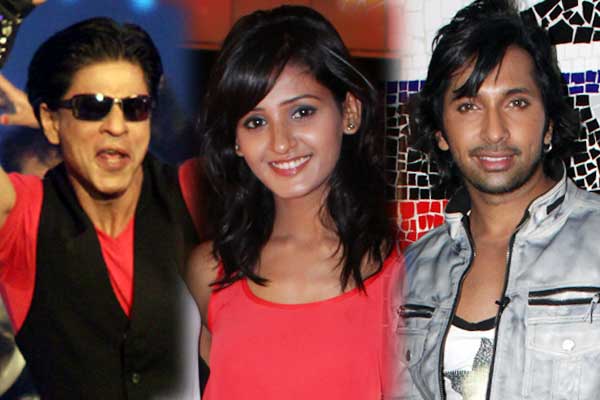 Shahrukh Khan, Shakti Mohan and Terence Lewis