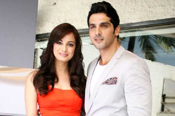 Dia Mirza and Zayed Khan 