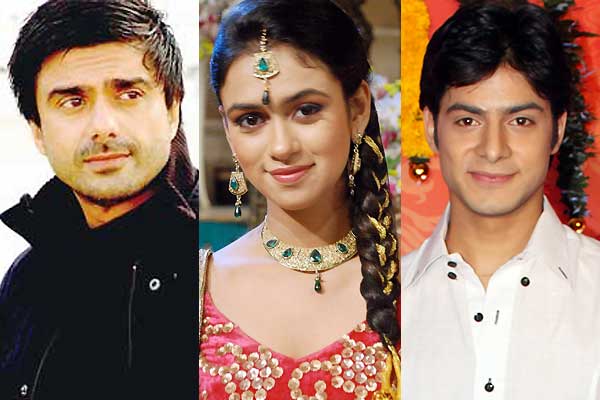 Samir Soni (Kunal), Prerna Wanvari (Raveena) and Karam Rajpal (Rohit)