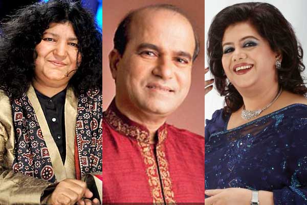 Abida Parveen, Suresh Wadkar and Runa Laila