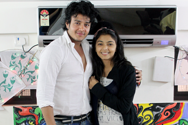 Aniruddh Dave and Pooja sharma