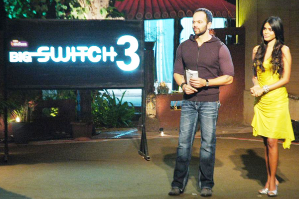 Rohit Shetty with Host Natasha Suri.