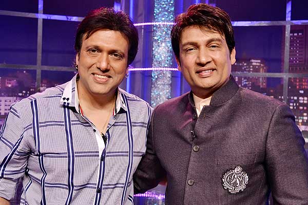 Govinda with Shekhar Suman