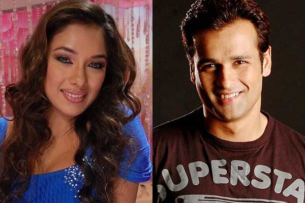 Rupali Ganguly and Rohit Roy