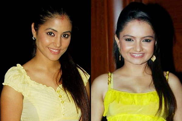 Giaa Maanek and Hina Khan