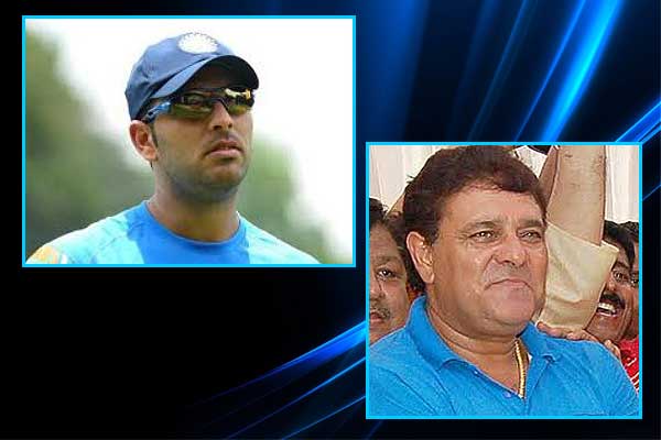 Yuvraj Singh and his father Yograj Singh