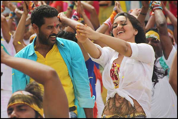 Prabhu Deva and Sonakshi Sinha