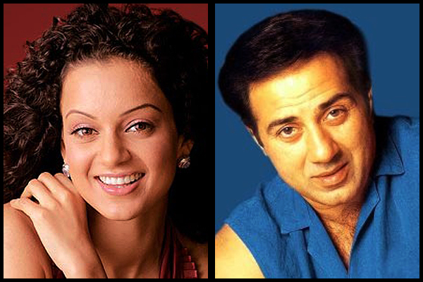 Kangana Ranaut and Sunny Deol