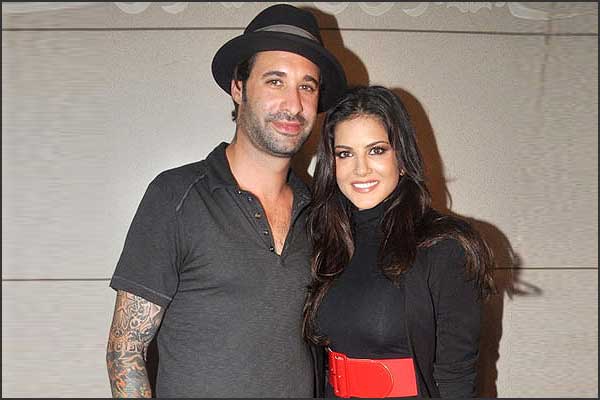 Sunny Leone with her husband Daniel Webber 