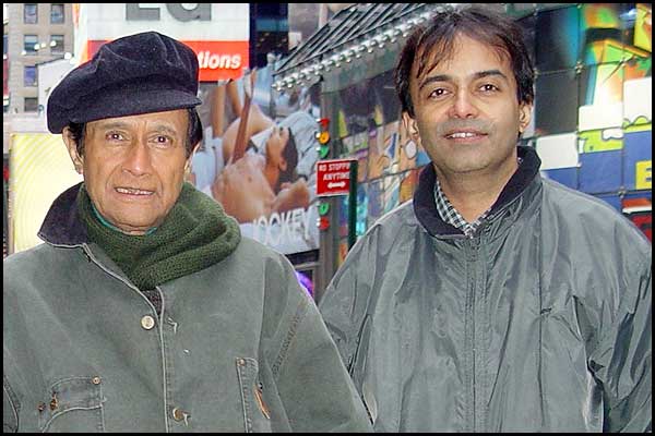 Dev Anand and Suniel Anand