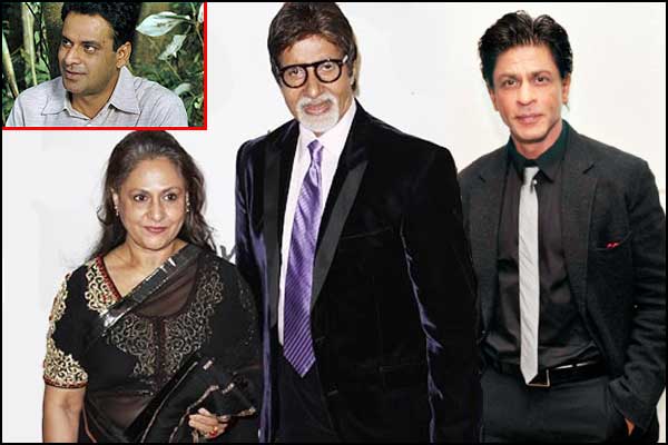 Amitabh with Jaya Bachchan and Shah Rukh Khan Amitabh with Jaya Bachchan and Shah Rukh Khan
