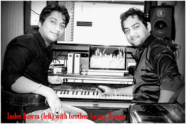 Inder Bawra (left) with brother Sunny Bawra