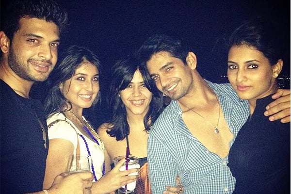 Karan Kundra, Kritika Kamra, Ekta Kapoor, Vishal Singh and Additi Gupta