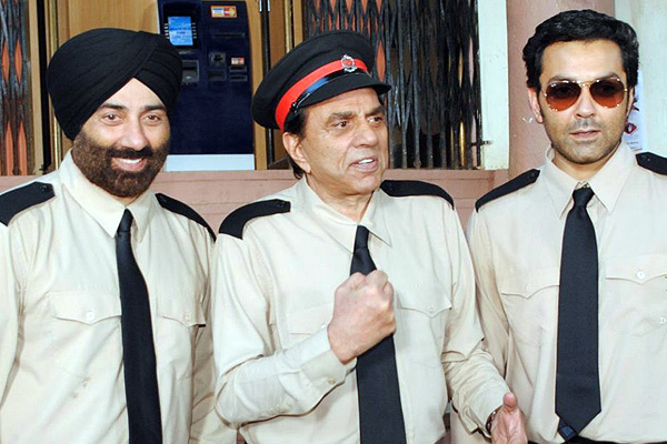 Sunny Deol, Dharmendra and Bobby Deol